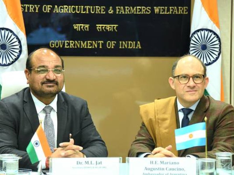 India, Argentina to boost bilateral agricultural research, technology exchange