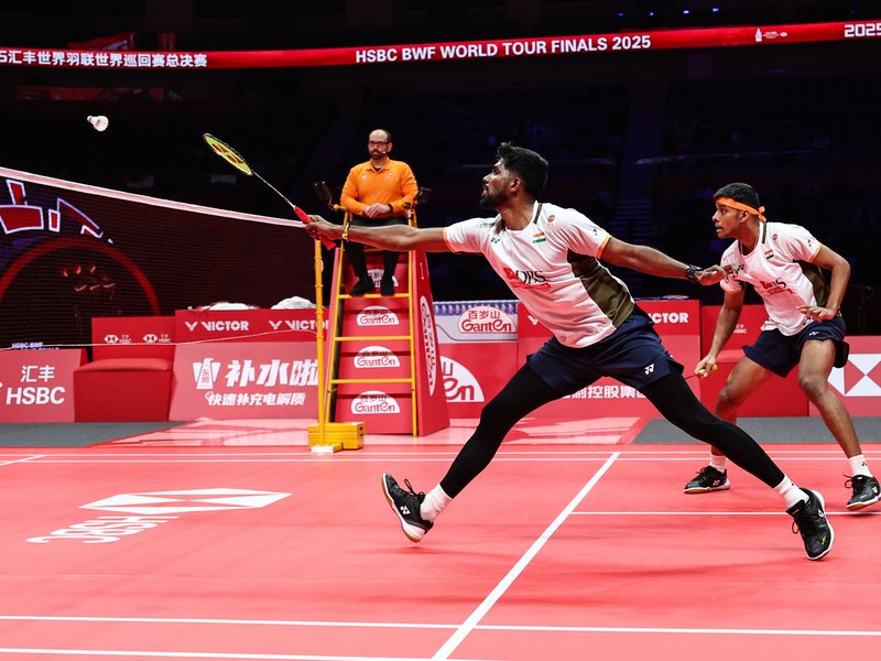 Satwiksairaj Rankireddy and Chirag Shetty rally past China’s Liang Wei Keng and Wang Chang to open campaign with statement win in the World Tour Finals in Beijing, China, on Wednesday. Photo credit: BWF