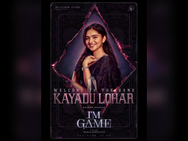 Kayadu Lohar comes onboard unit of Dulquer Salmaan's ‘I'm Game’  (Photo Credit: Nahas Hidhayath/Instagram)