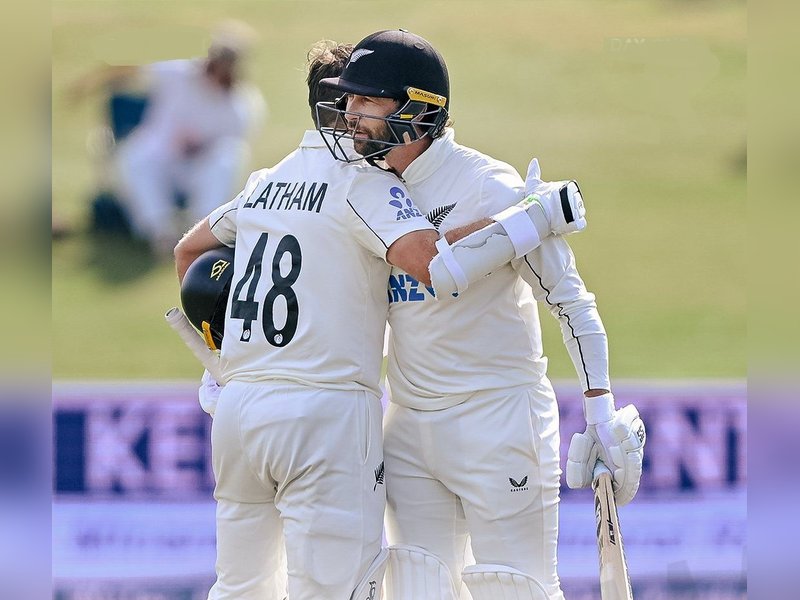 Opener Devon Conway says New Zealand aimed to ‘bat big and well’ after whirlwind innings against West Indies on the opening day of the third and final Test against the West Indies at Mount Maunganui on Thursday. Photo credit: BLACKCAPS/X