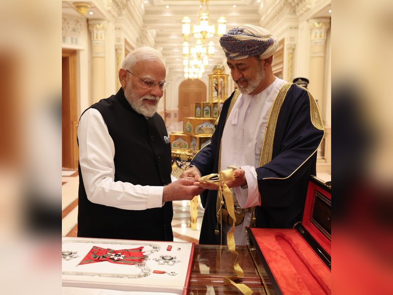 Honour dedicated to ancestors who travelled from Mandvi to Muscat: PM Modi after receiving Order of Oman 