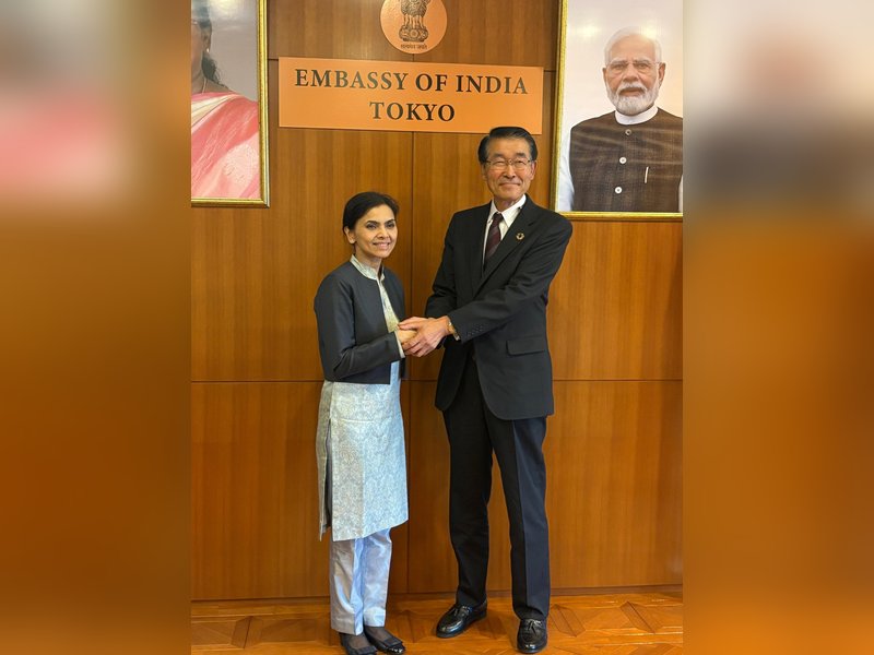 Indian envoy Nagma Mallick appreciates Urakawa Mayor Ikeda's support for Indian community 