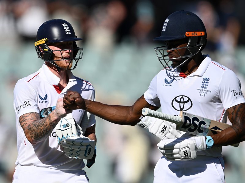 'Knackered' Ben Stokes fit to bowl', says assistant coach Jeetan Patel after the England skipper failed to bowl on Day 3 in at the Adelaide Oval in Adelaide on Friday. Photo credit: EnglandCricket/X