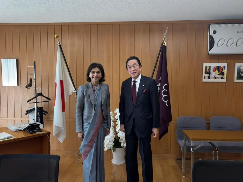 Indian envoy, former Japanese PM Kishida discuss strengthening special strategic and global partnership