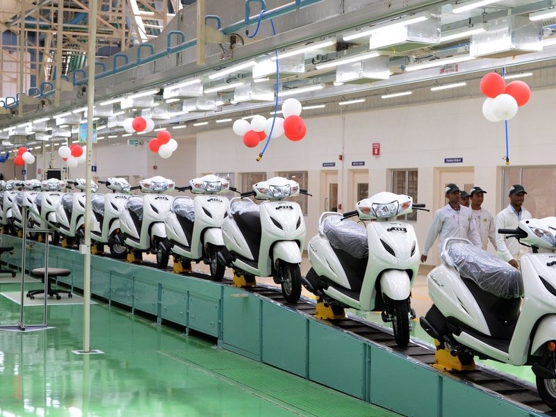 2‑wheeler wholesale volumes in India jump 19 pc in November