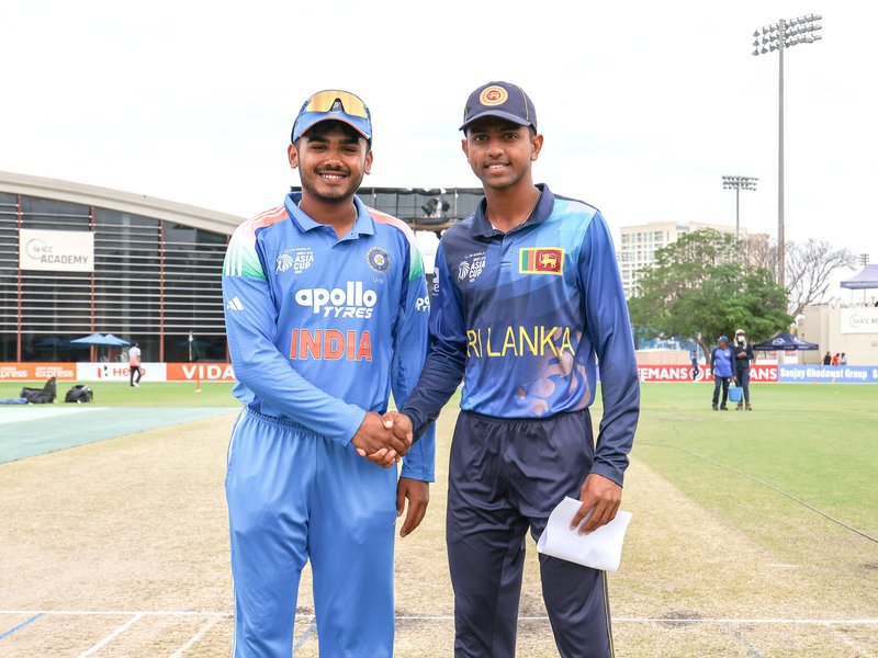 U19 Asia Cup: India edge Sri Lanka by eight wickets, set up title clash against Pakistan (Credit: X/BCCI)