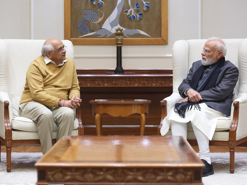 दिल्ली में सीएम भूपेंद्र पटेल ने प्रधानमंत्री मोदी से की मुलाकात, 'विकसित गुजरात' के रोडमैप पर हुई चर्चा