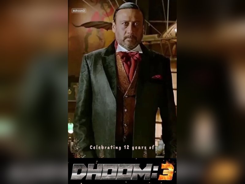 Aamir Khan-starrer ‘Dhoom 3’ clock 12 years, Jackie Shroff celebrates the film 