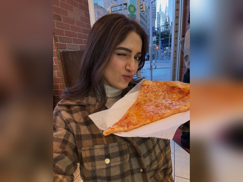 Bhumi Pednekar finds joy in family time and gorging on pizza