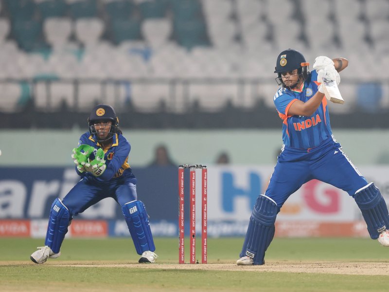 Cricket always teaches you things, it’s important to accept your weaknesses, says India opener Shafali Verma after guiding India to victory in the second T20I against Sri Lanka in Visakhapatnam on Tuesday. Photo credit: Women BCCI