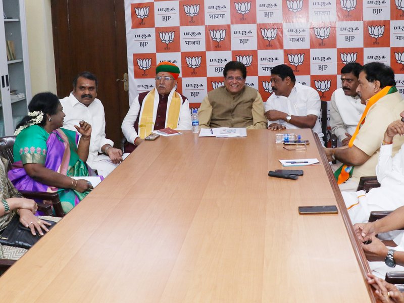 TN polls: Piyush Goyal in Chennai today to seal NDA seat-sharing pact