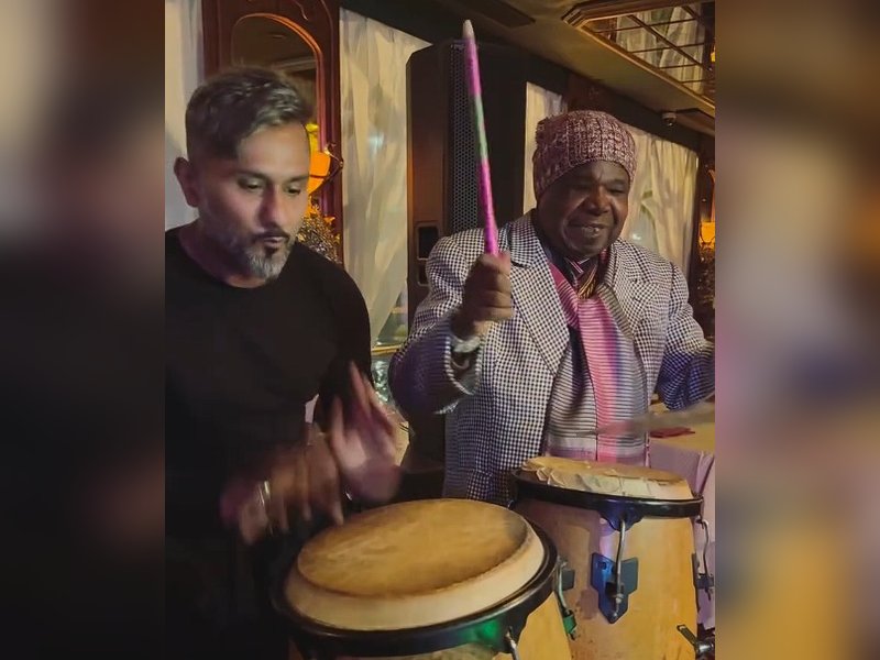Yo Yo Honey Singh revisits childhood memories as he plays congo after 25 years