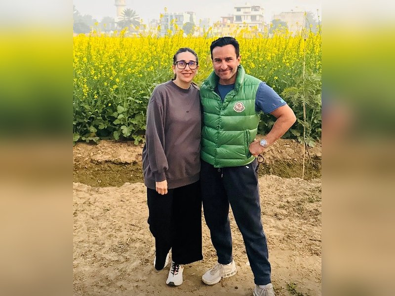 Karisma Kapoor & Saif Ali Khan reunite for a pic, Kareena Kapoor says, 'OGs in Sarson Ke Khet'