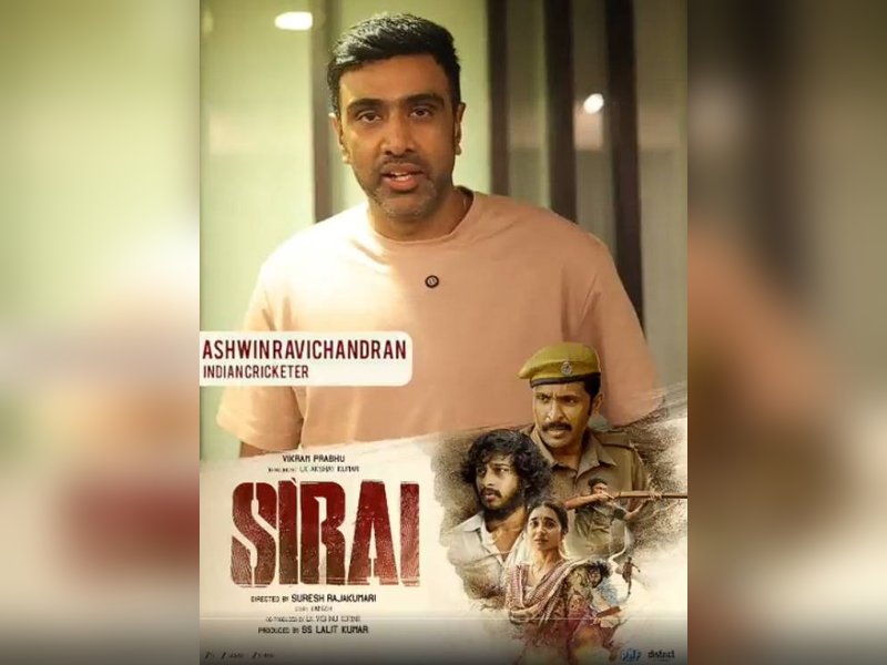 Cricketer Ravichandran Ashwin calls Vikram Prabhu's 'Sirai' "gripping" (Photo Credit: Seven Screen Studios/X)