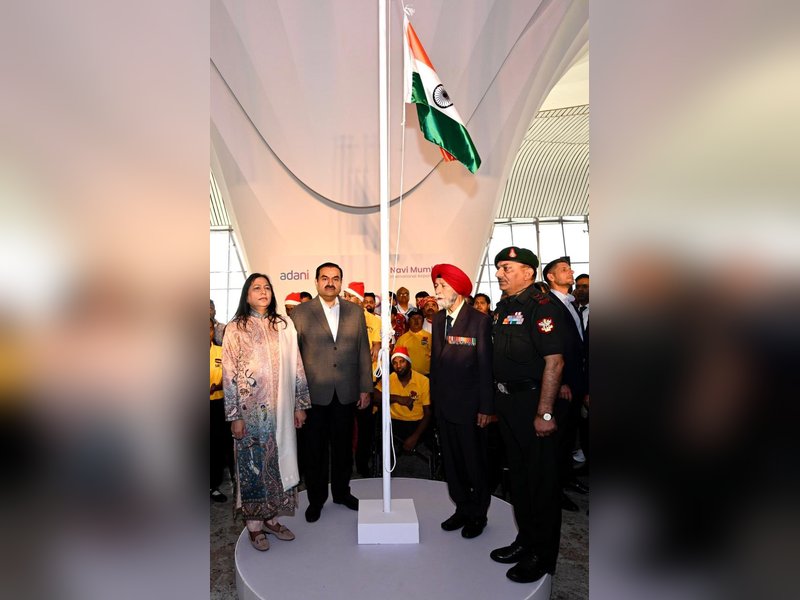 Gautam Adani hails war heroes, workers, farmers, and specially-abled as NMIA commences operations