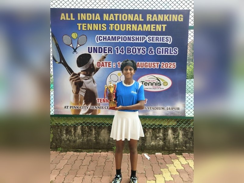 Harsha Deshpande seals double title at GSTA State Ranking Tennis Tournament. Photo credit: Adani Sportsline file photo
