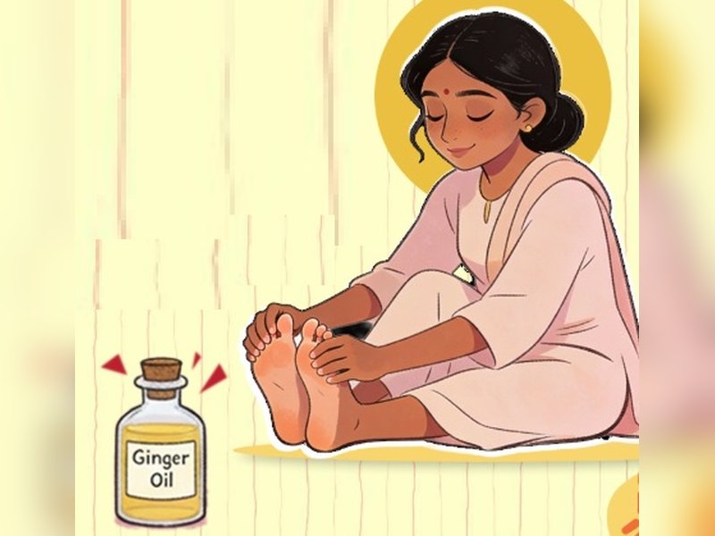 अदरक के तेल से पैरों की मालिश करने से मिलते हैं कई फायदे