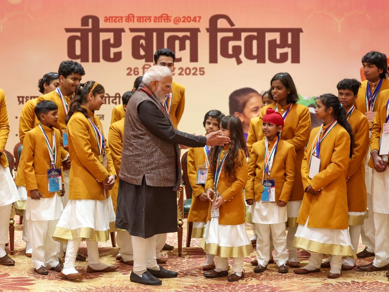Veer Bal Diwas: PM Modi celebrates courage and dreams of Rashtriya Bal Puraskar awardees