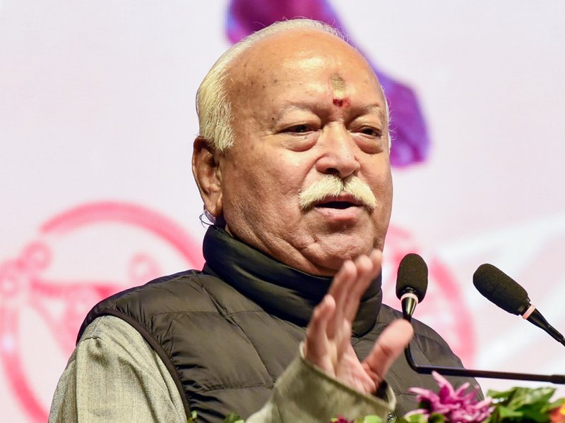 No conflict between sciences and Dharma: Mohan Bhagwat (Photo: IANS/Kuntal Chakrabarty)