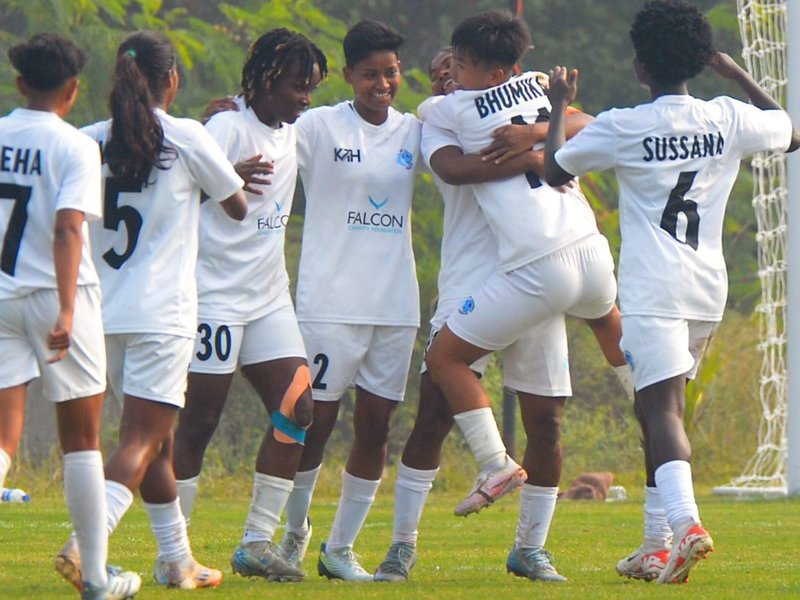 Pyari Xaxa’s hat-trick run continues as Nita FA win again, defeating Kickstart FC 5-0 at the National Centre of Excellence in Kolkata on Saturday.  Photo credit: AIFF