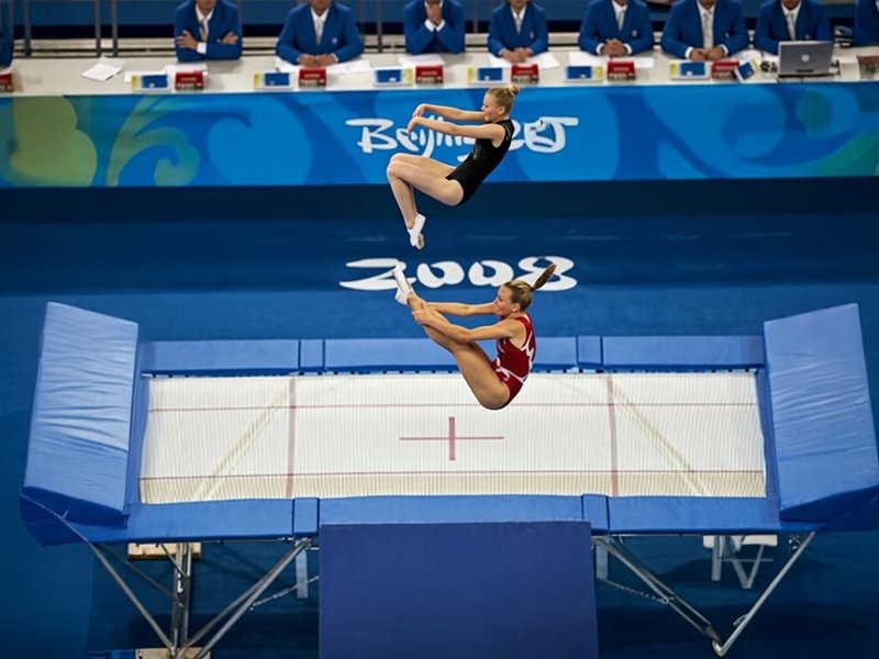 ट्रैम्पोलिन: सर्कस से प्रेरित एक खेल, जिसने ओलंपिक में जिमनास्ट को दिलाए मेडल