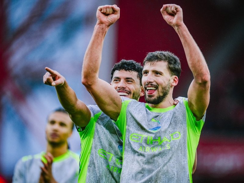 Rayan Cherki's late winner helps Manchester City overcome Nottingham Forest 2-1 as Pep Guardiola's side ends year with a win in the Premier League at the City Ground, West Bridgford, Nottinghamshire, on Saturday. Photo credit: Manchester City/X