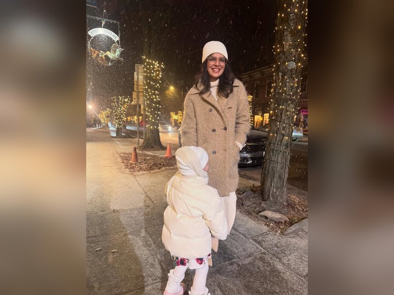 Priyanka Chopra captures some precious moments of little Malti enjoying the snow season