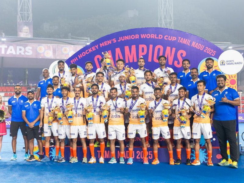 Indian junior men’s hockey team cap off a successful 2025 with two major international medals