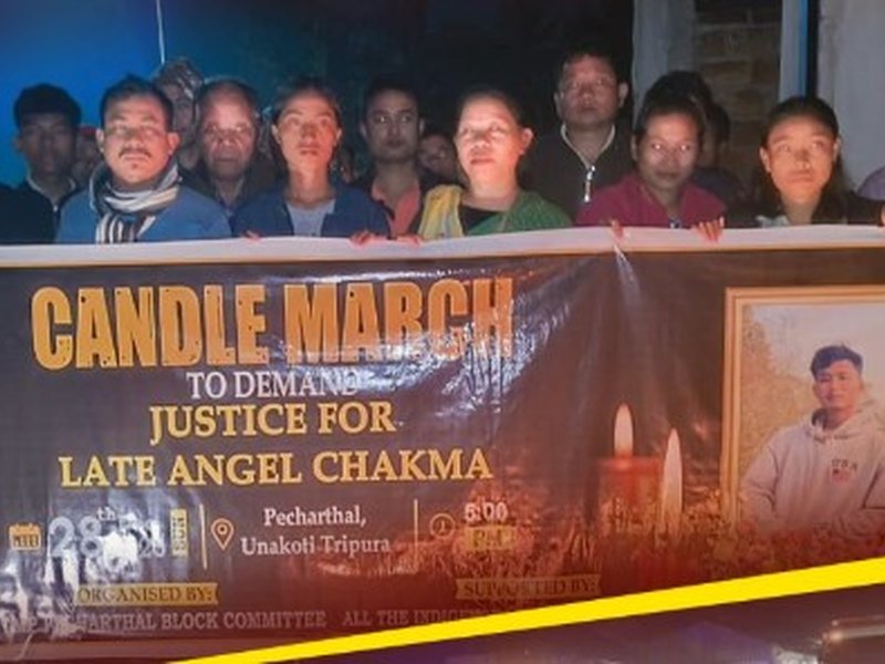 Candle march demands justice for Tripura student killed in Dehradun, leaders slam racial attack