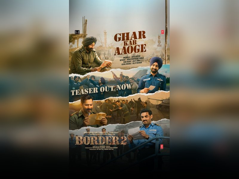 Border 2’s 'Ghar Kab Aaoge’ teaser brings together Sonu Nigam, Arijit Singh, and Diljit Dosanjh