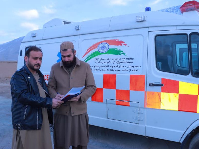 India delivers 6 ambulances with modern medical equipment to Afghanistan