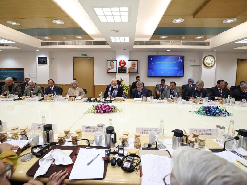 Had 'insightful interaction' with economists on Aatmanirbharta, Viksit Bharat: PM Modi