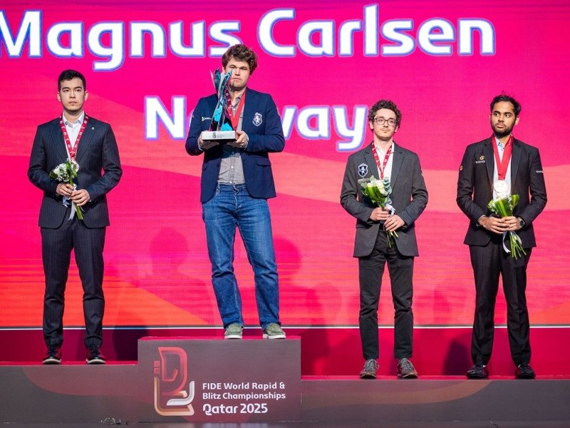 His skills and passion are exemplary: PM Modi applauds Arjun Erigaisi for FIDE World Blitz bronze  