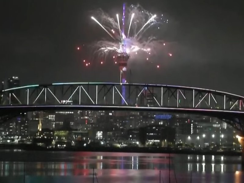 New Zealand rings in 2026 with dazzling fireworks in Auckland