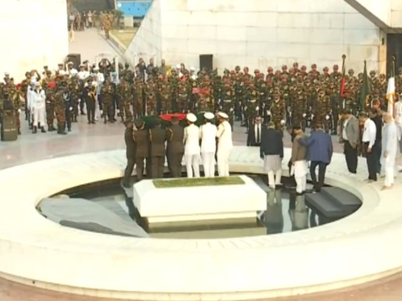 Former Bangladesh PM Khaleda Zia laid to rest with full State honours