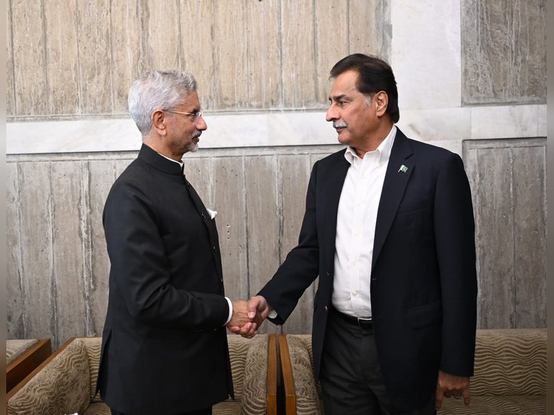 EAM Jaishankar meets Pakistan's National Assembly Speaker in Bangladesh