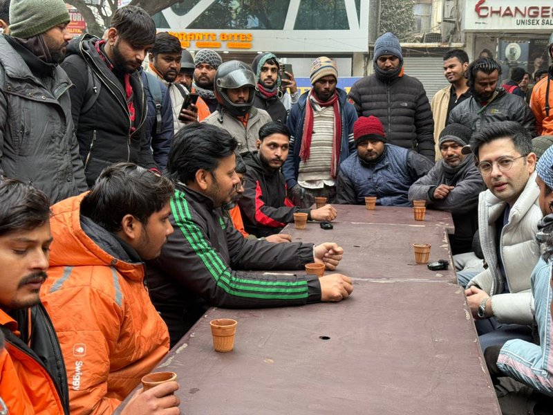 New Year’s Eve with gig workers: Raghav Chadha calls their demands ‘just’ (Photo: IANS)