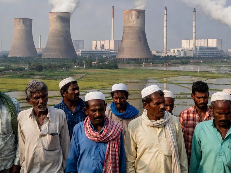 B’desh: Farmers, fishermen lose land and livelihoods to big power plants (Photo: AI Generated Image)