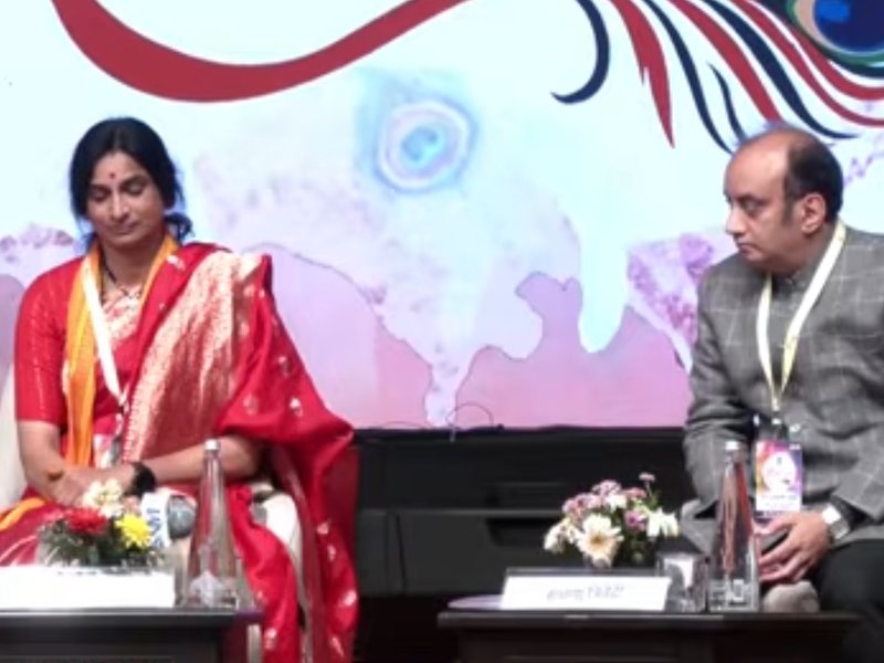 दिल्ली शब्दोत्सव 2026: हम न बटेंगे और न ही कटेंगे : माधवी लता