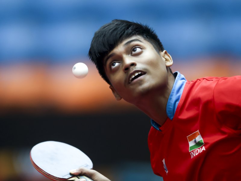 Syndrela Das, Rupam Sardar clinch U-17 girls and U-17 boys singles titles in WTT Youth Contender 2026 at the SAMA Indoor Sports Complex in Vadodara on Saturday. Photo credit: TTFI