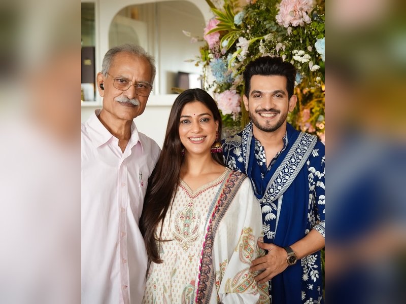Arjun Bijlani promises his late father-in-law 'I will take care of Neha and Aryaan'