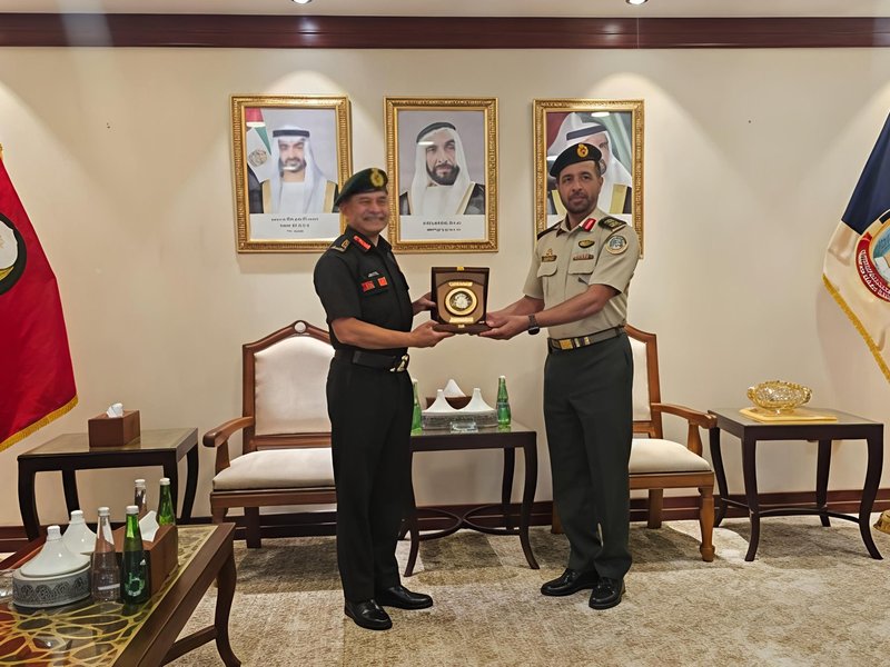 Army Chief General Dwivedi visits UAE National Defence College, highlights evolving global security landscape 