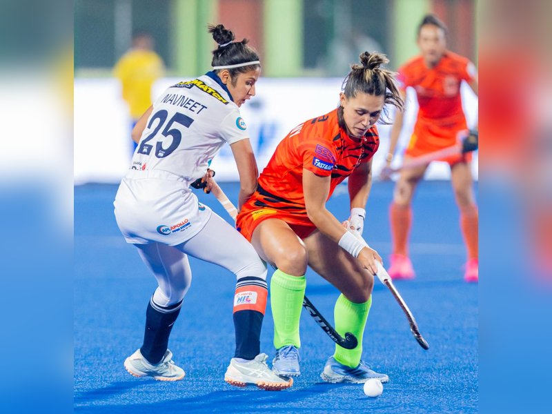 Shrachi Bengal Tigers beat SG Pipers in sudden death to secure a bonus point, reach final of the Women's Hockey India League (HIL) 2025-26 in Ranchi on Tuesday. Photo credit: Hockey India