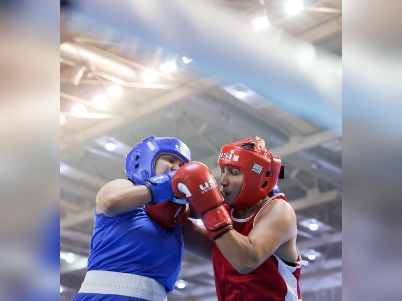 Pooja Rani and Jadumani Singh win easily; Lovlina Borgohain and Amit Panghal made to work hard in the Elite Men and Women National Boxing Championships  Photo credit: BFI
