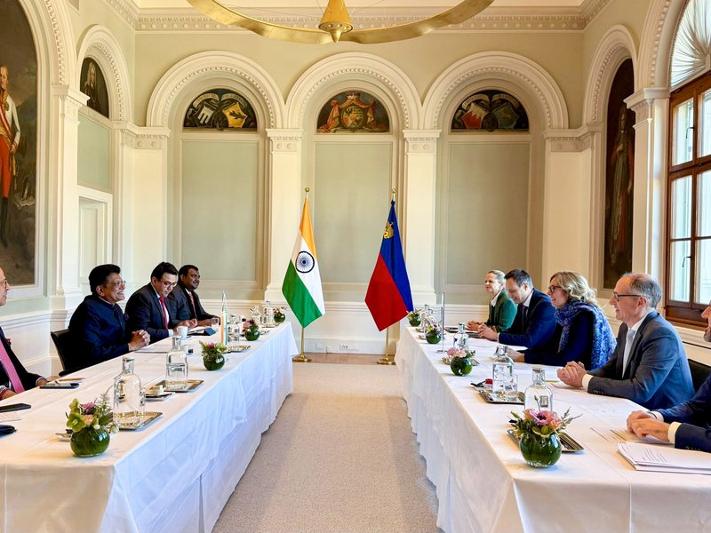 पीयूष गोयल ने लिकटेंस्टीन की कंपनियों से भारत में मौजूद अवसरों का फायदा उठाने का किया आग्रह