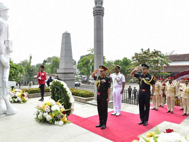 Army Chief General Dwivedi lays wreath at IPKF memorial in Sri Lanka