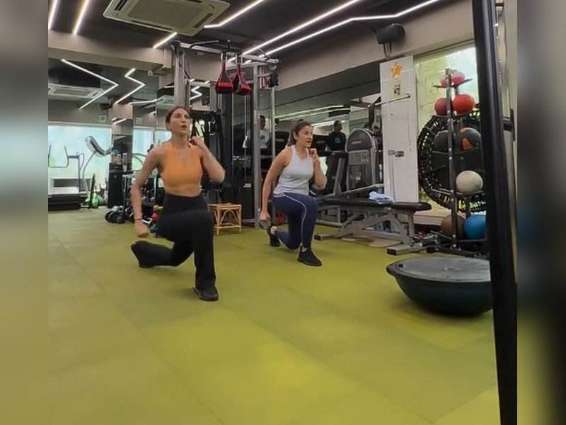 Vaani Kapoor is 'back on pace' with an intense workout session