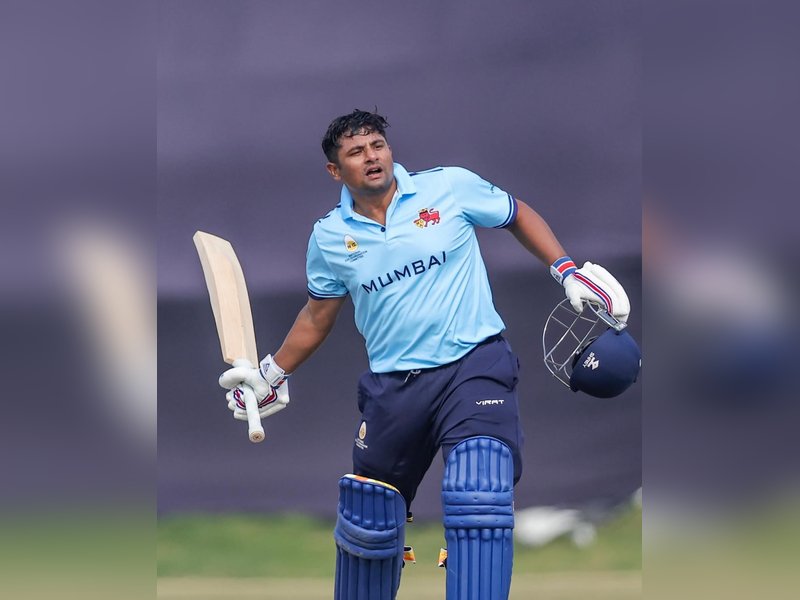 Sarfaraz Khan slams the fastest List A half-century by an Indian