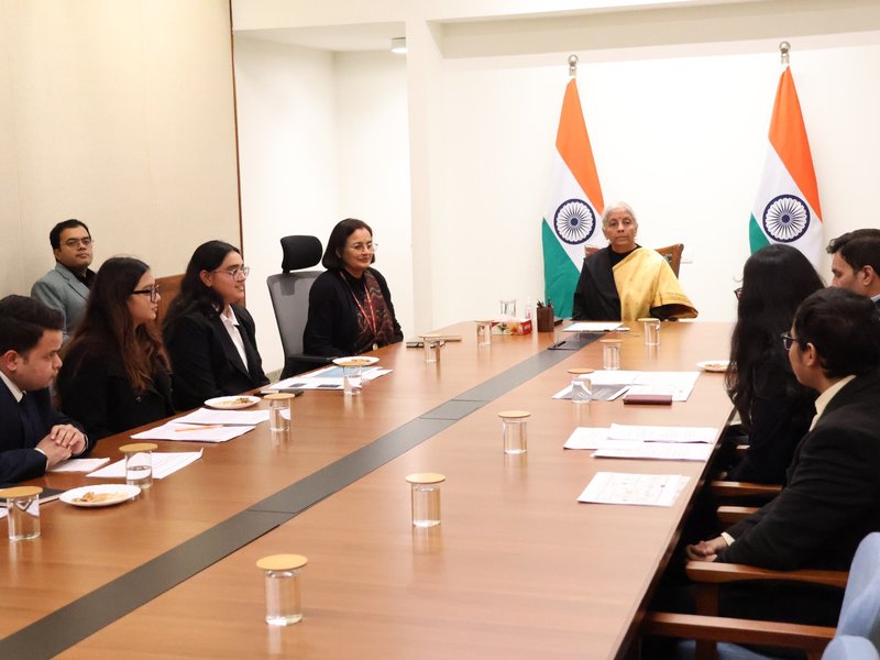FM Sitharaman brainstorms with young minds in run-up to Budget 2026-27