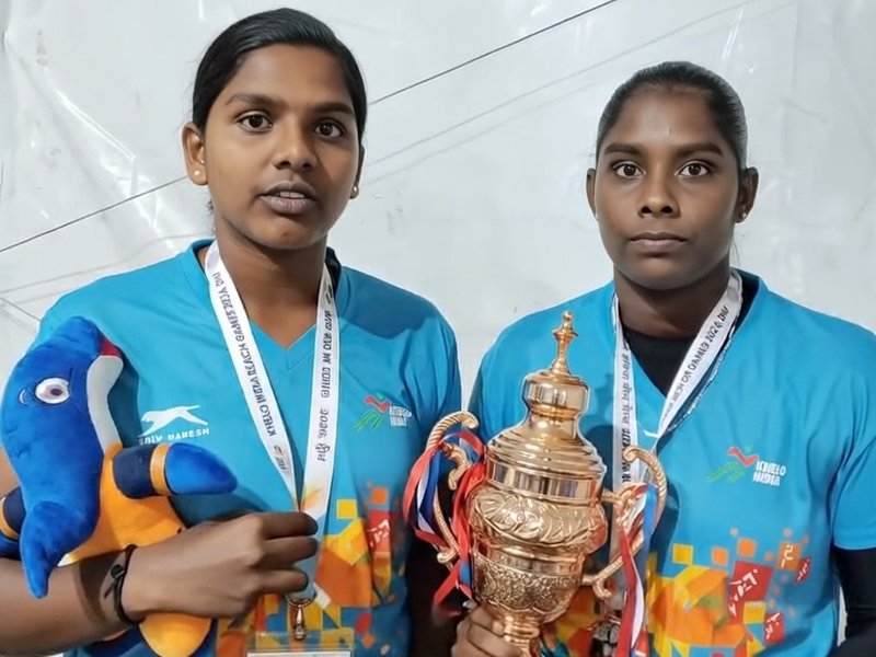 खेलो इंडिया बीच गेम्स 2026: हरियाणा की महिलाओं और दिल्ली के पुरुषों ने सेपक टकरा में जीता स्वर्ण 